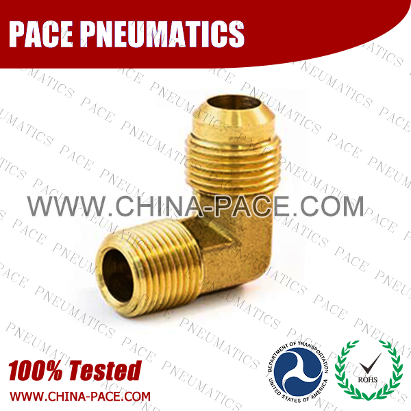 Forged 90 Degree Male Elbow SAE 45 Degree Flare Fittings, Brass Pipe Fittings, Brass Air Fittings, Brass SAE 45 Degree Flare Fittings